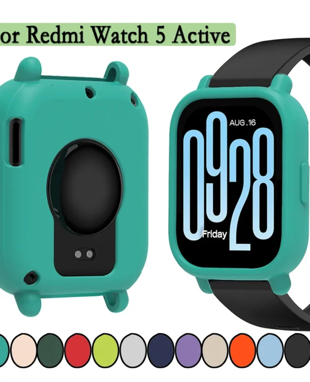 Watch Case For Redmi Watch 5 Active Watch Decoration High Quality Soft Silicone Cover Anti Scratch Protective Shell