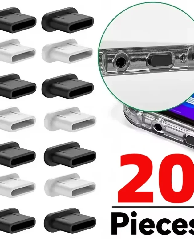 Silicone Dust Plugs Type C Charging Port Protector Stopper Cap Cover for Iphone 16 15 Pro Max 16 15 Plus Samsung Anti-Dust Plug