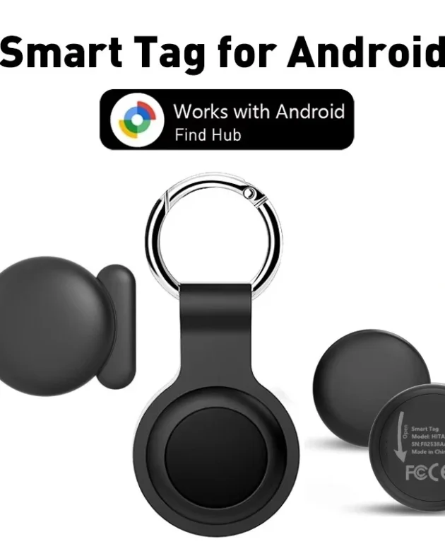 Smart Android Tracker work with Google's Find Hub App for Samsung Moto Finder Items Security Locator Protective Shell Optional