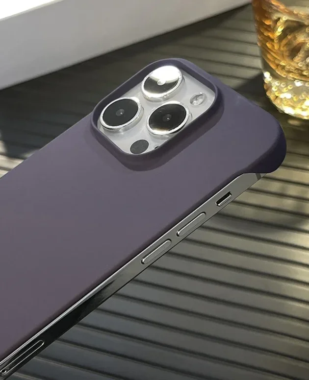 Luxury Ultra-thin Frameless PC Hard Case For iPhone 17 Air 16 Pro 15 14 Plus 13 12 11 Pro Max Luxury Slim Cooling Candy Cover