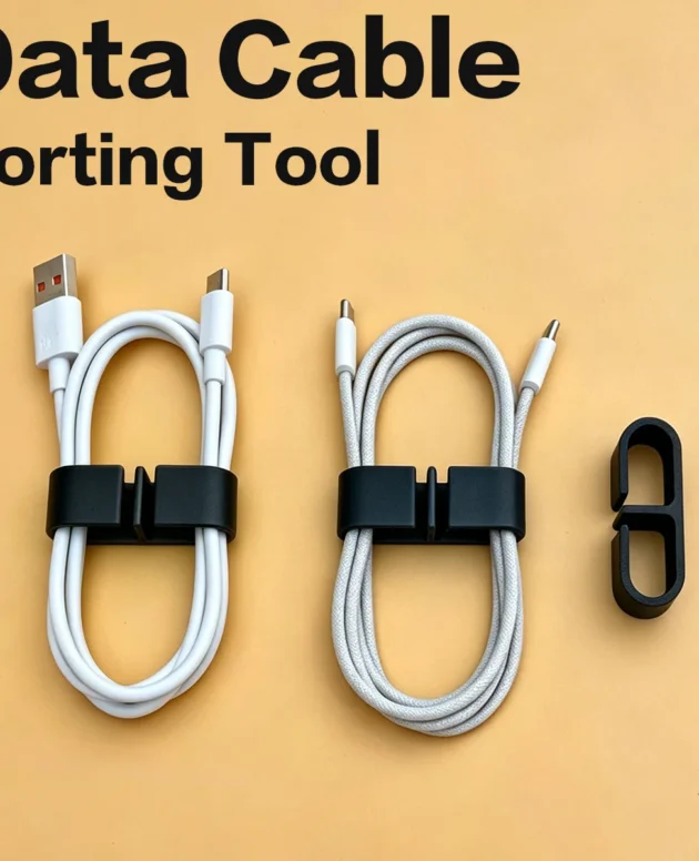 2-Pack Data Cable Organizer, Mobile Phone Charging Cable Clip, Earphone Cable Anti-Tangle Storage Clip, Office Desk Computer Cable Organizer, Portable Digital Accessory Cable Clip; Desktop Storage, Portable Storage for Commuting, Car Dashboard Cable Management, Travel Backpack Storage, Office Workstation Cable Organization, Digital Product Accessory Organization, Gaming Desktop Cable Management; Anti-Tangle and Anti-Breakage for Digital Gadgets