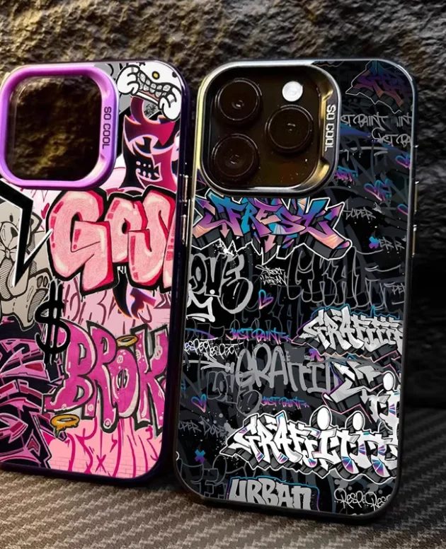 Graffiti Cool Art Pink Phone Case for Xiaomi Mi 15T 14T 14 13 12 12T 11 Lite Poco X7 X6 F7 F6 X5 F4 F X3 GT Pro 4G 5G Back Cover