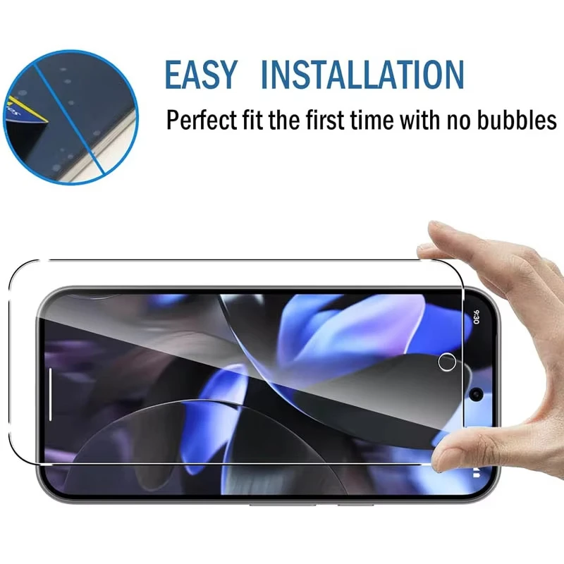 1-2pcs Fingerprint Unlock Full Cover Tempered Glass For Google Pixel 10 9 Pro XL 8 Pro Screen Protector HD Protective Glass Film - Image 6