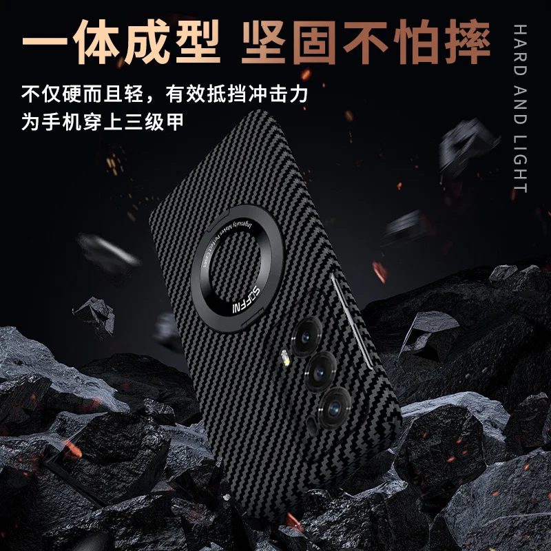 Cases For Honor Magic V V2 VS VS2 Phone Case 360 Magnetic Bracket Fold Screen Carbon Fiber Ultra-thin Magic VS2 Protective Cover - Image 3