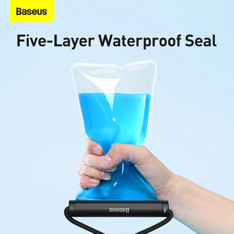Baseus Waterproof Phone Case Under 7.2 inches For iPhone 12 Pro Max Swim Case IPX8 Universal Cover For Huawei Xiaomi Samsung - Image 5