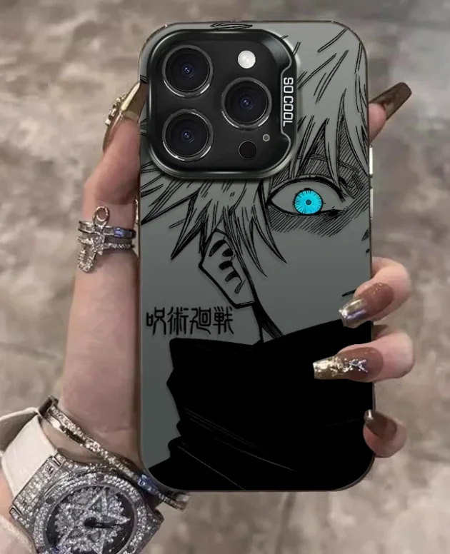Toji Satoru Gojo Cool Hard Phone Case for IPhone 17 16 15 14 13 12 11 Pro Max Plus 17 Air 16E X XR XS Max Shockproof Back Cover