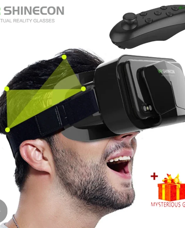 3D Virtual Reality VR Glasses For Phone Mobile Smartphones 7 Inch Headset Helmet Game Wirth Real Viar Goggles Cell Device Lenses