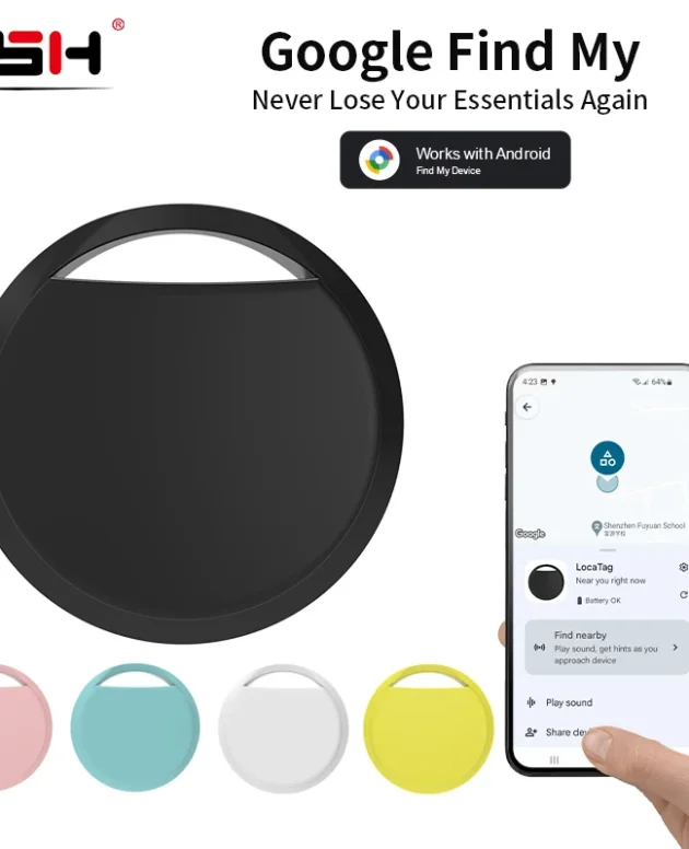 RSH Google Smart Tracker GPS Tracker for Samsung Android Tracker Search for Your Wallet Pet And Luggage