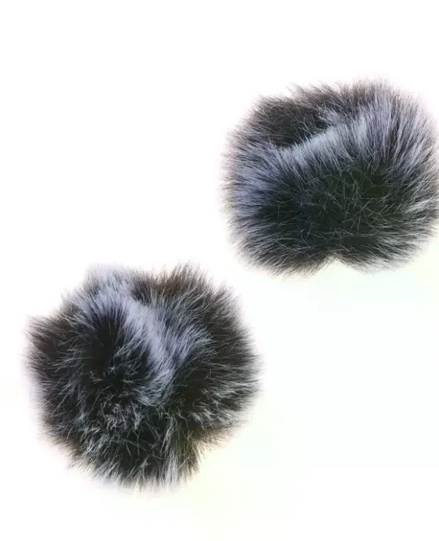 Universal Lavalier Microphone Furry Windscreen Fur Windshield Wind Muff Soft For D11 RODE BOYA Lapel Lavalier Mic