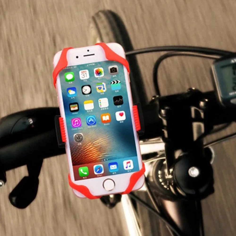 Elastic Silicone Phone Holder X Web Grip Phone Mount Band Rubber Motorcycle Bike Cycling Navigation Phone Fixed Strap - Image 6