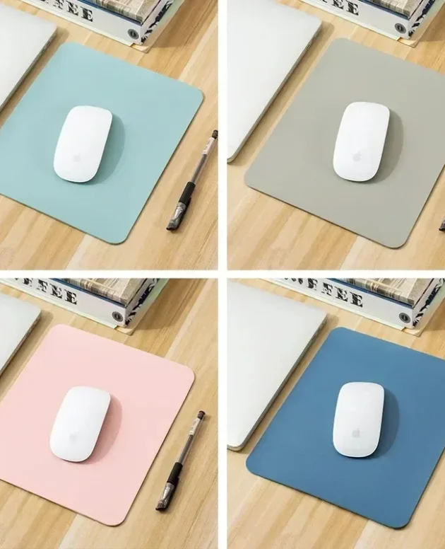 Small PU mouse pad Non-Slip Gaming Desktop Mouse Pad Waterproof Anti-Scratch Easy To Clean Mat For PC Laptop Desktop