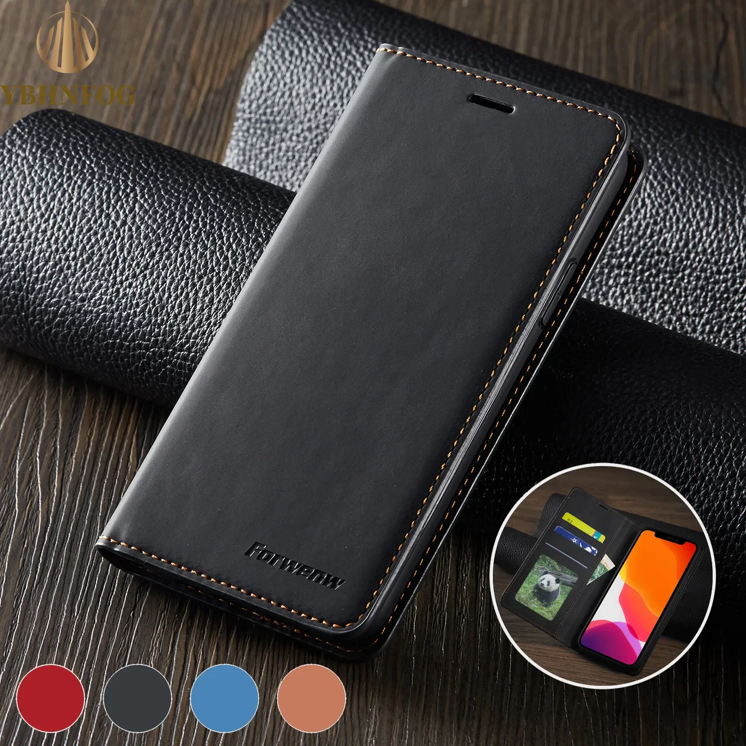 Leather Flip Phone Case For Samsung Galaxy A11 A21 A31 A41 A51 A71 A81 A91 A10 A20E A30 A40 A50 A70 A80 Wallet Bracket Cover