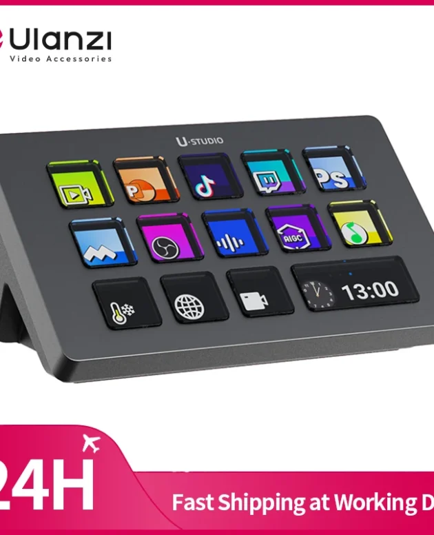 Ulanzi D200 Production Console and Studio Controller for Gaming/Office/Livestreaming/Content Creation Youtube Tiktok
