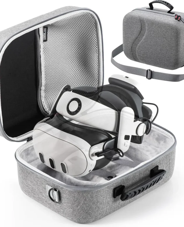 Carrying Case for Meta Quest 3,Hard Shell Travel Bag with Oculus Quest 3/BOBOVR S3 Pro Battery Head Strap and Other Accessories