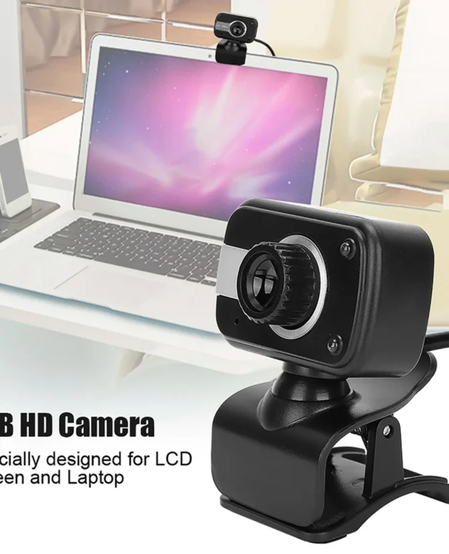 USB Webcam 0.3MP Network Camera 360° Rotation Built-in Microphone Compatible with Laptops MSN/ICQ Night Vision Function
