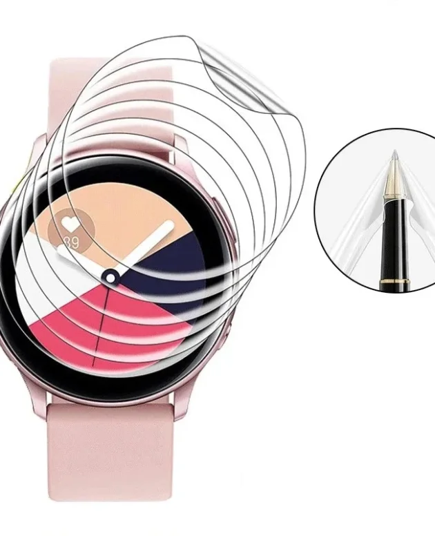 5Pcs Hydrogel Protective Film For Samsung Galaxy Watch 3 4 5 6 40mm 41mm 42mm 44mm 45mm 46mm Screen Protector