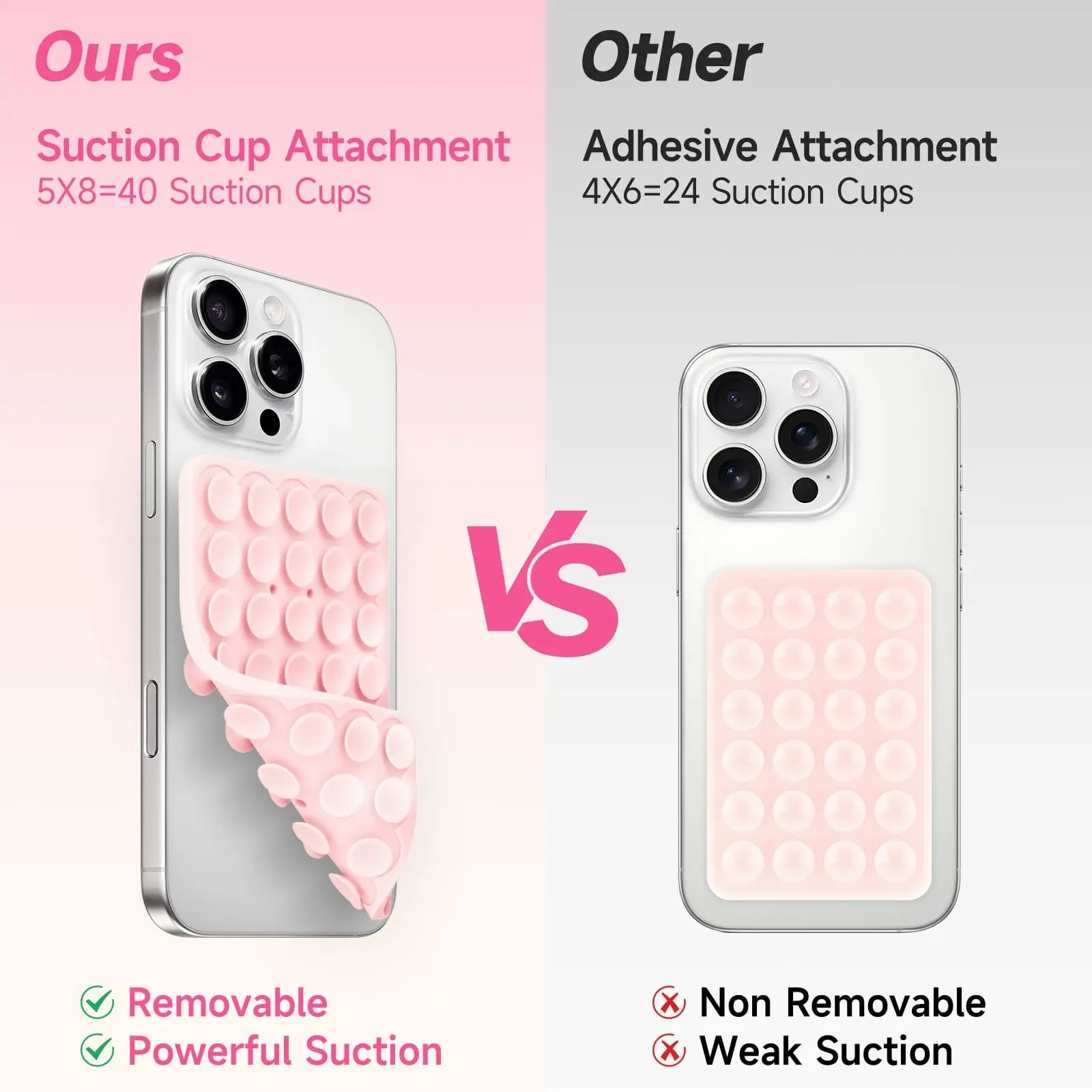 Silicone Suction Cup Phone Holde Multifunctional Fixed Anti-slip Mobile Fixture Double Sided Detachable Phone Rubber Sucker Pad - Image 3