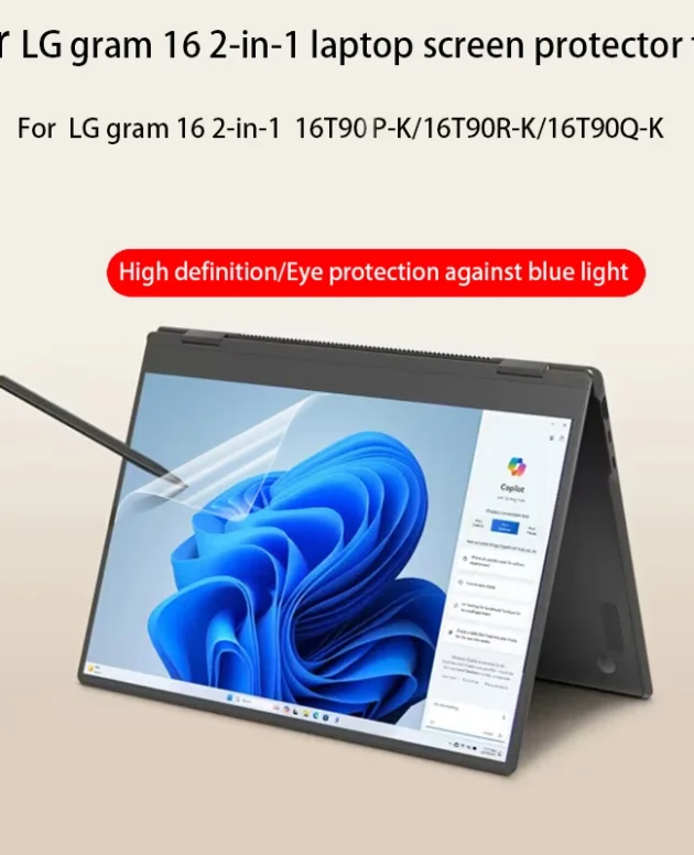 For LG gram 16 2-in-1 laptop screen protector film 16T90P/16T90R-K computer anti-scratch 16T90Q-K privacy film accessories