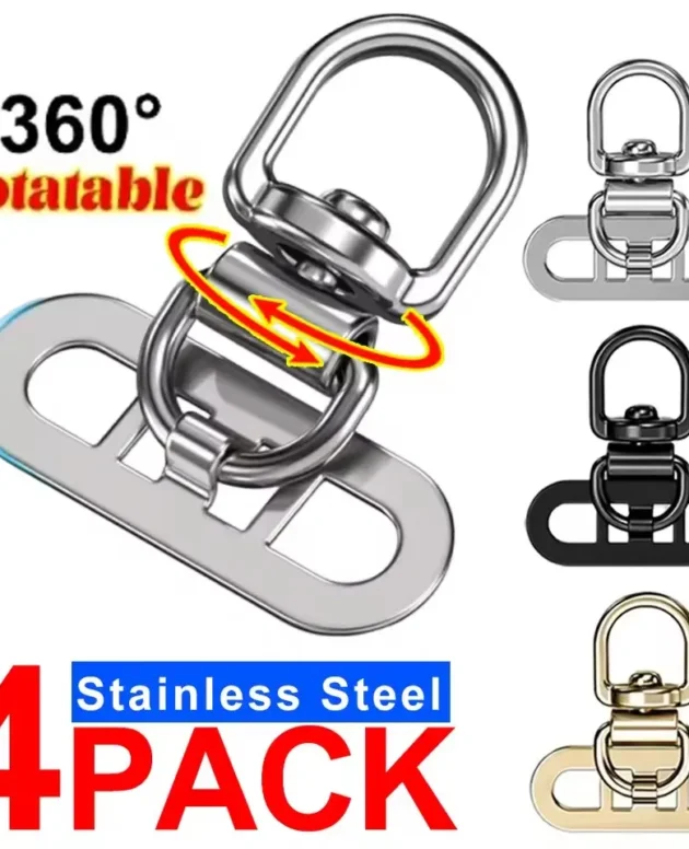 Mini Phone Lanyard Patch 360° Rotatable Stainless Steel 0.2mm Ultra Thin Tether Tabs for IPhone 17 16 Metal Hanging Cord Clip