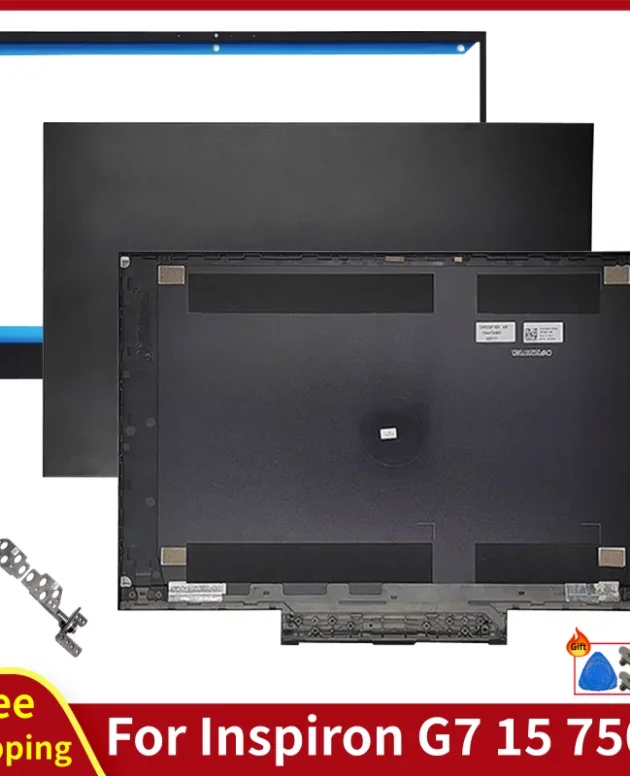 New Laptop Case For Inspiron G7 15 7500 LCD Back Cover Front Bezel Hinge Rear Lid Top Case 0F2RWG Computer Replace Accessories