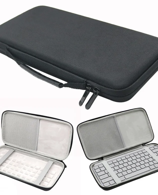 EVA Hard Case Illuminated Keyboard Travel Carrying Bag Storage Case for Logitech MX Keys Mini Wireless Keyboard