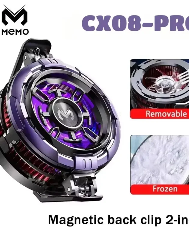 MEMO CX08 Pro Mobile Phone ICE Semiconductor Magnetic Frozen PUBG Game Cooler for IOS Universal Phone Cooling Radiator