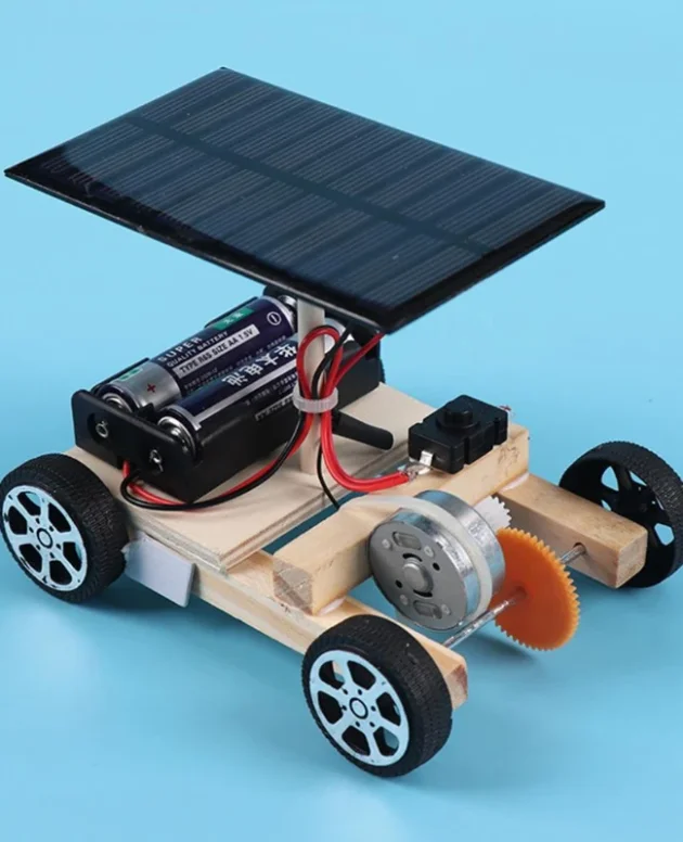 Assemble Solar Car Creative Inventions Motor Ability Of Children Active Thinking DIY Electronic Kit Technology Toys For Kids