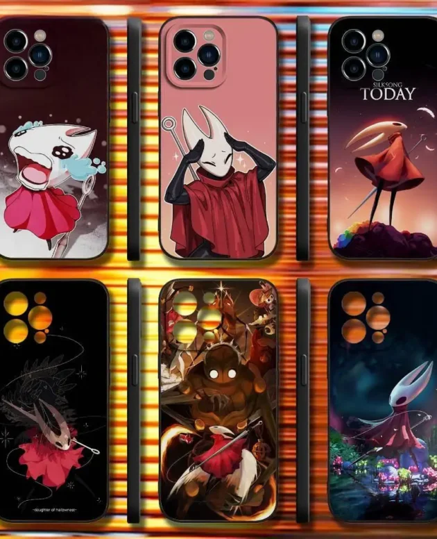 Hollow Knight Phone Case For iPhone 17 16 15 11 12 14 13 Pro Max Mini X XS XR 7 8 Plus SE4 16E Shockproof Soft Silicone Cover