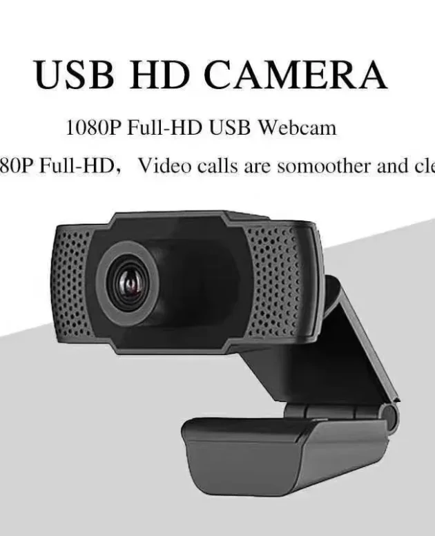 New 1080P Webcam Full HD Web Camera With LED Fill Light Microphone USB Plug Web Cam For PC Computer Mac Laptop Desktop Camera