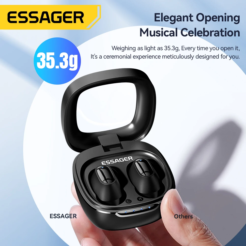 Essager TWS Bluetooth5.3 Earphone Noise Cancelling Earbuds True Wireless Stereo Sports Headset In-Ear Handsfree With Microphone - Image 2