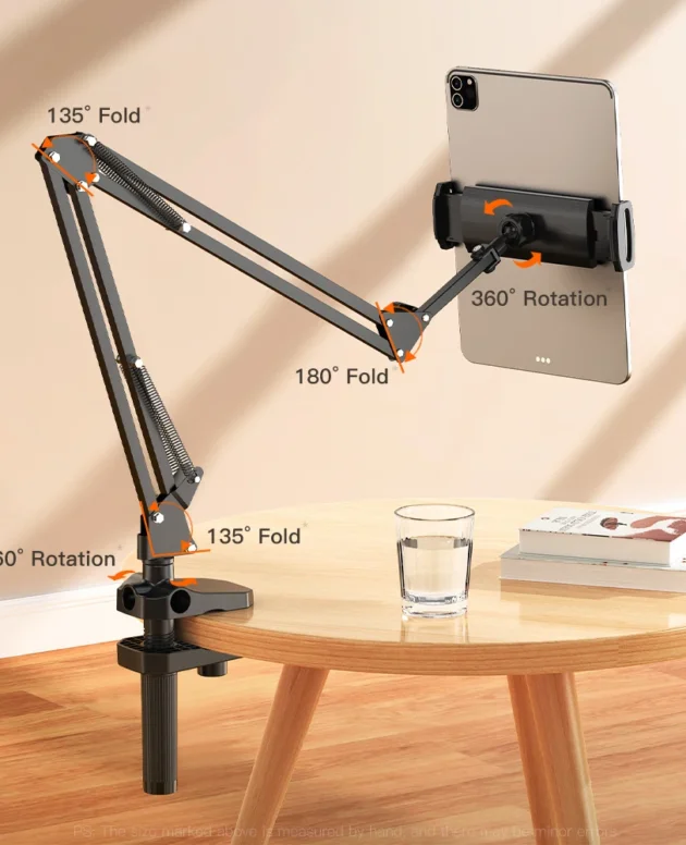 Popular Hot sell Jopree CT08 Lazy Long Arm Portable Adjustable Bracket Desk Table Mobile Phone Tablet Holder Stand Mobile Phone