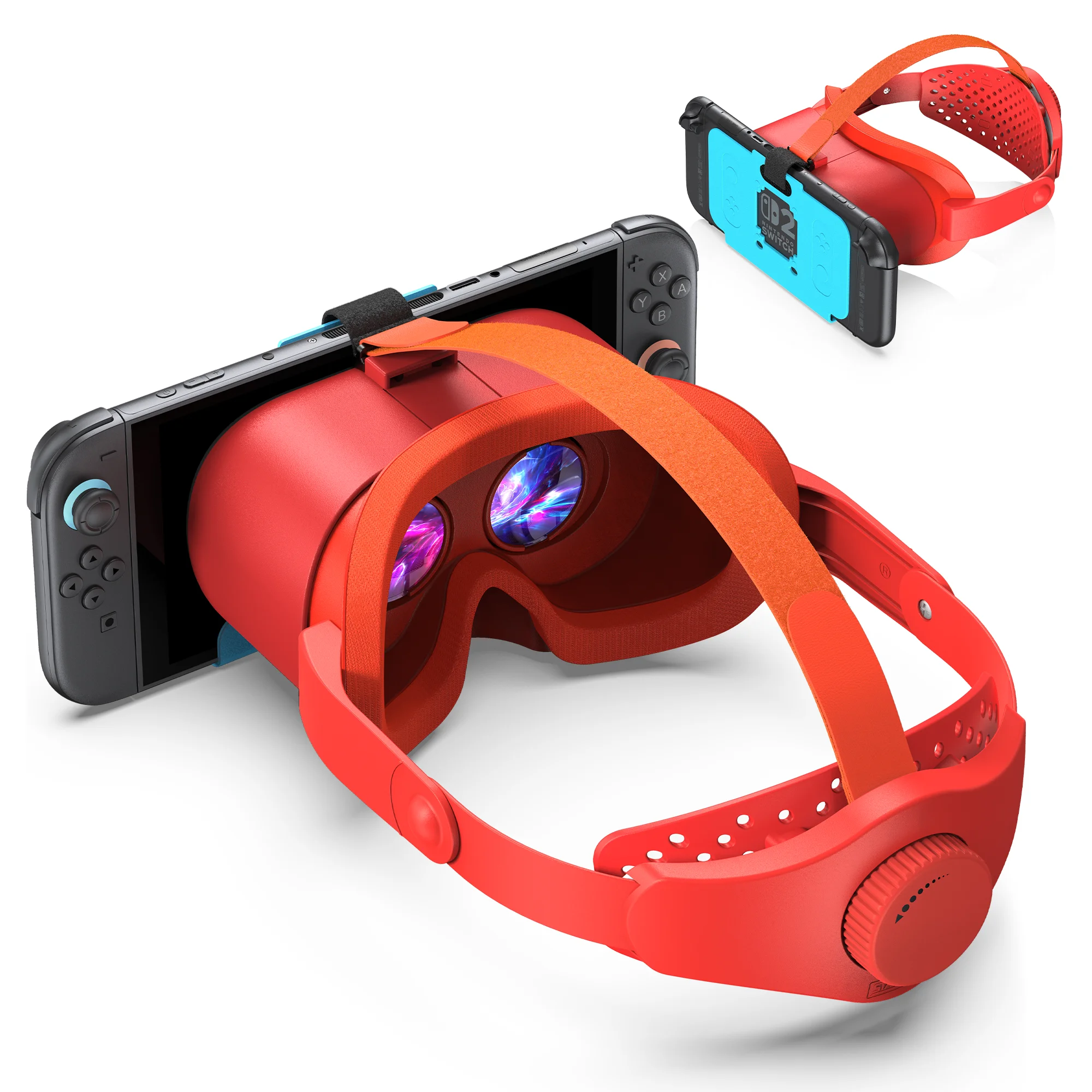 Upgraded VR Headset for Nintendo Switch 2 Adjustable HD Lenses and Comfortable Head Strap Virtual Boy 3D Goggles for Switch 2