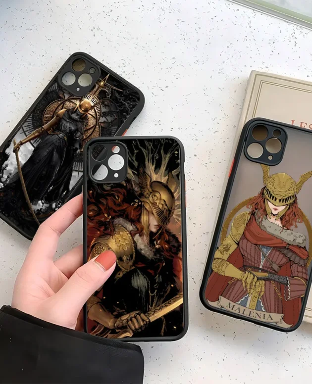 Hot Game Phone Case For iPhone 16 15 14 13 12 11 Mini Pro Max X XR XSMax 7 8 Plus Matte Transparent Eldens Rings Malenias Cover