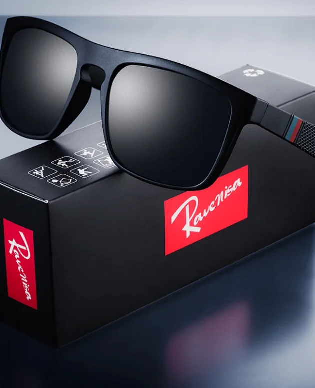 Fashion Square Vintage Polarized Sunglasses Men Women Retro Driving Fishing Sun Glasses UV400 Eyewear