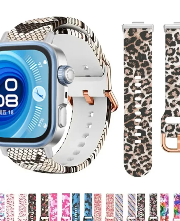 Printing Design Band For Huawei Watch Fit 4/4Pro Strap Watchband Silicone Bracelet For Huawei Fit 3 4 Smartwatch Accessories