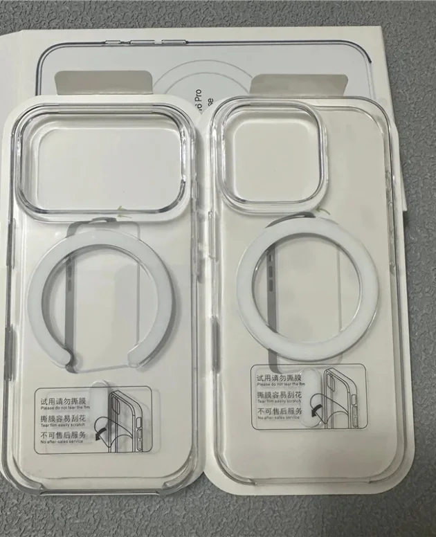 Original Magnetic Animation Clear Case For iPhone 17 16 15 14 13 17Pro Max Boxed Hard Cover For Magsafe Wireless Charging