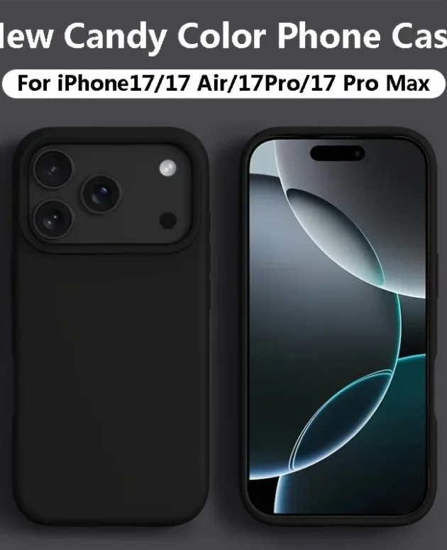 Luxury Original Case For iPhone 17 Pro Max Liquid Silicone Soft Phone Cases For iPhone 17 17Pro Air 17Pro Max Shockproof Cover