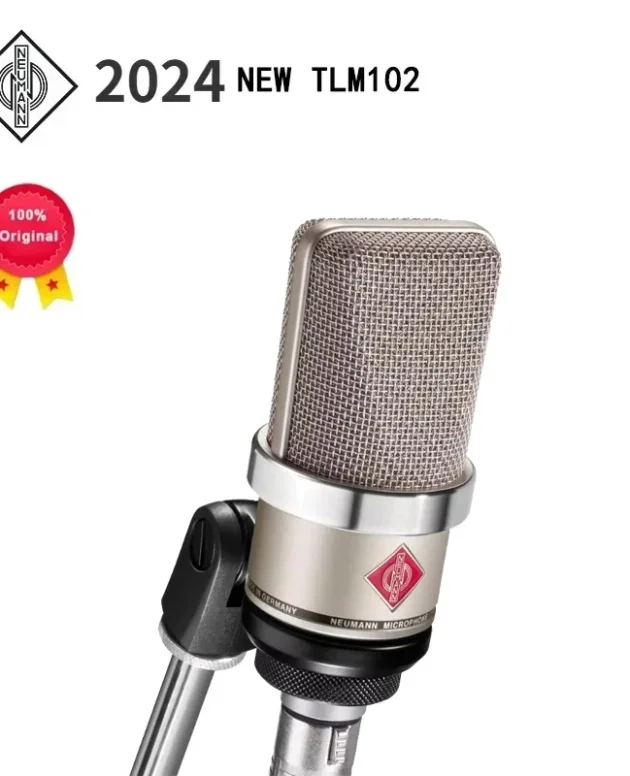 Original Brand TLM102 Large-Diameter Diaphragm Professional Capacitive Microphone for Live Singing and Recording Studio