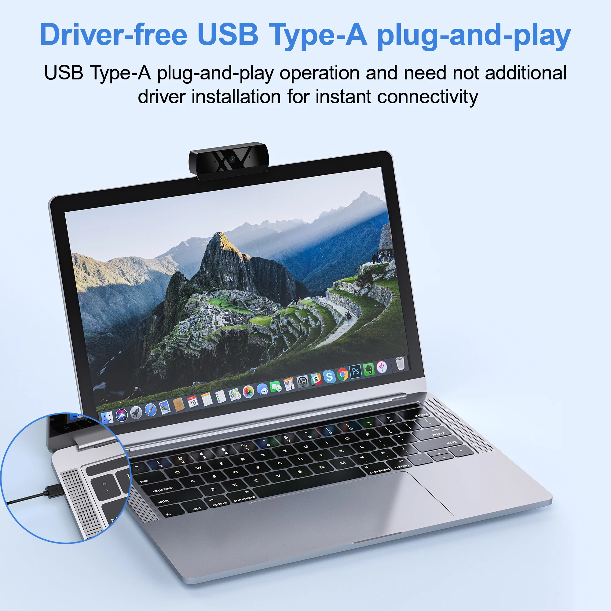 HD 1080P Web Camera with Microphone Autofocus USB Webcam PC Laptop Camera for Live Stream/Video Calling/Conference Plug and Play - Image 6
