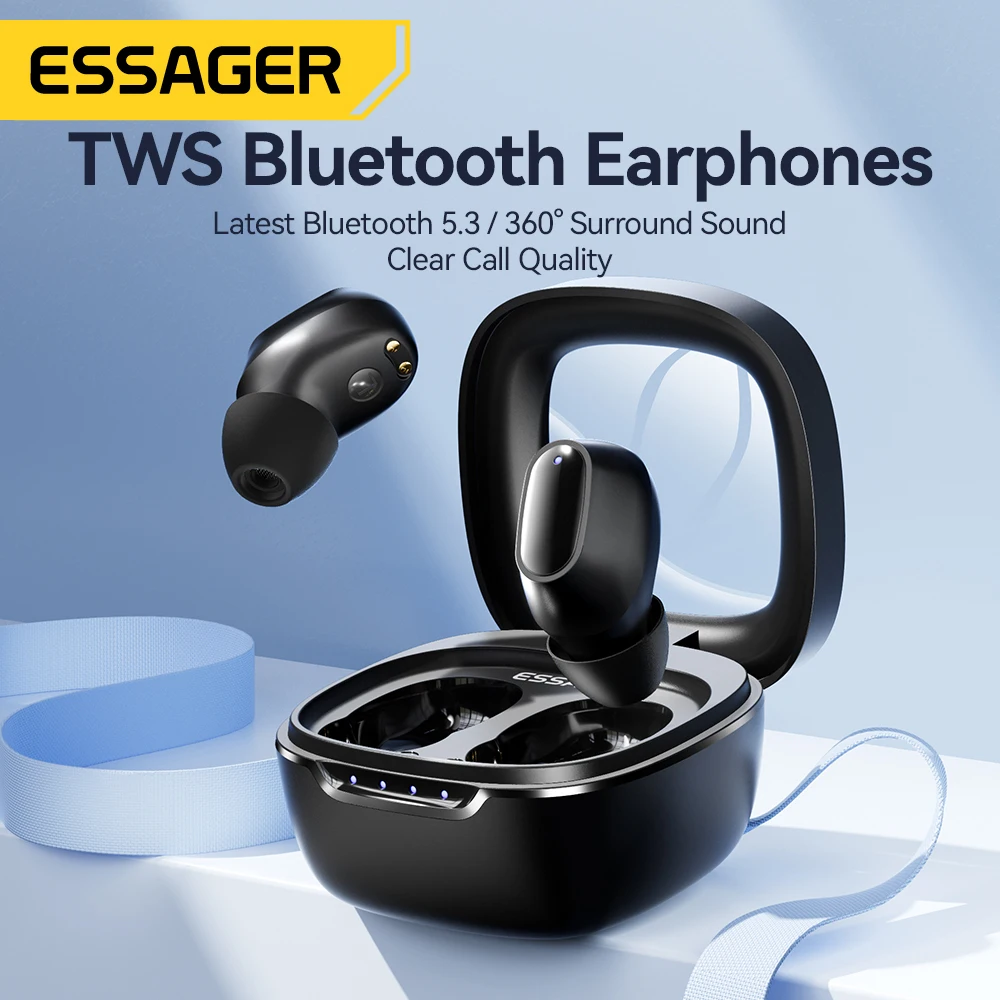 Essager TWS Bluetooth5.3 Earphone Noise Cancelling Earbuds True Wireless Stereo Sports Headset In-Ear Handsfree With Microphone - Image 3