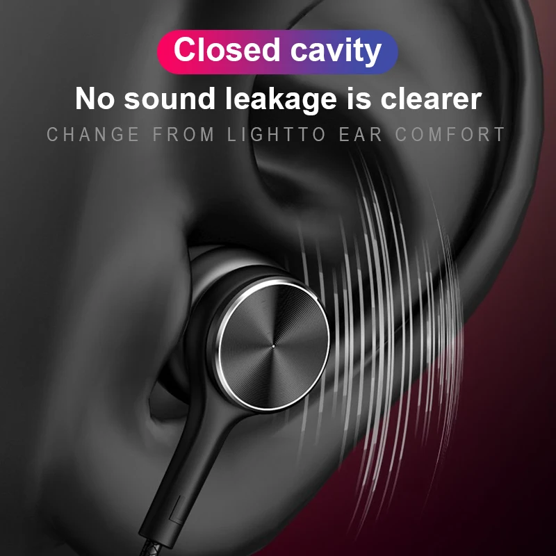Type C Wired Headphones HiFi Stereo Volume Control Headset With HD Mic 3.5mm Earphones For Samsung Galaxy iPhone 17 16 Earbud - Image 3