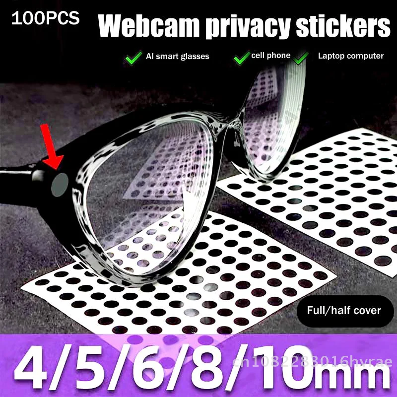 Multi-Size VR Light Blocker Kit- 100 Pcs/Sheet Adhesive Foam Seals (4/5/6/8/10mm) for VR Headsets to Block Light & Privacy
