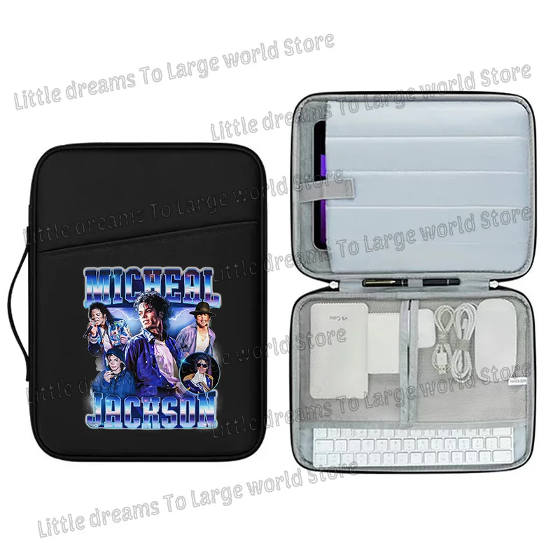 Michael Jackson Laptop Storage Bag 11-15Inch Protective Tablet Sleeve Case Padded Carrying Case Fit for Pad Laptops Note Handbag - Image 6
