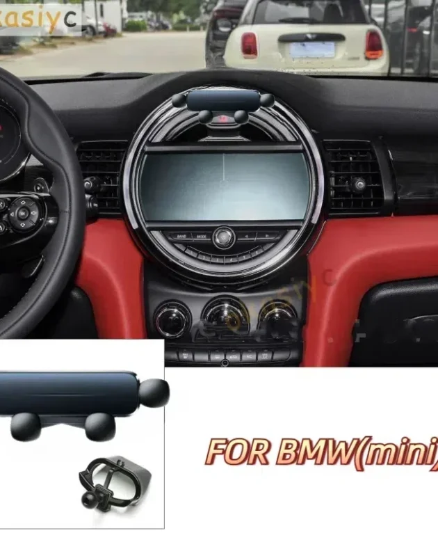 Gravity Car Mobile Phone Holder For MINI Cooper Countryman F60 F56 One F54 F55 Air Outlet Mount GPS Support Stand Accessories