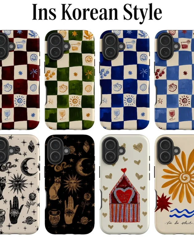 Luxury Clmj Summer Beach Phone Case for iPhone 17 17e 16e 16 15 14 13 12 11 X XS XR Air Pro Max Plus Double-layer Back Cover