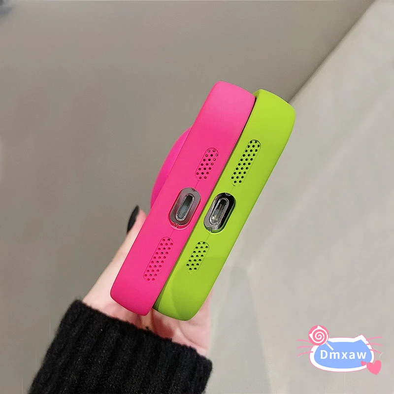 For Honor 90 80 GT 70 60 50 Pro Plus SE Phone Case 3D Stereo Love Heart Cute Matte Rose Red Green Simple Cover - Image 6