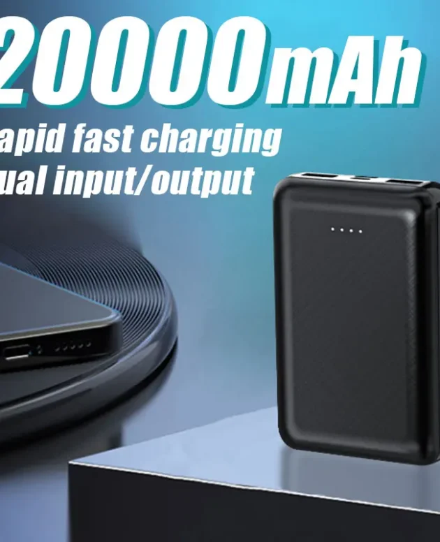 20000mAh New Portable Mini Power Bank Charger USB Fast Charging External Battery Pack For Heating Vest Jacket Scarf Socks Gloves