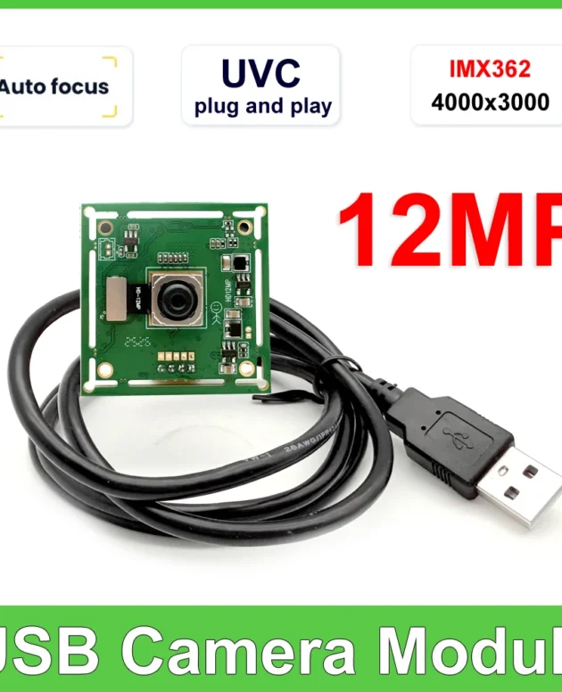 NEOCoolcam HD 12MP IMX362 USB Autofocus Camera Module 4K IMX179 No Distortion Lens UVC OTG Plug and Play Usb Video WebCam