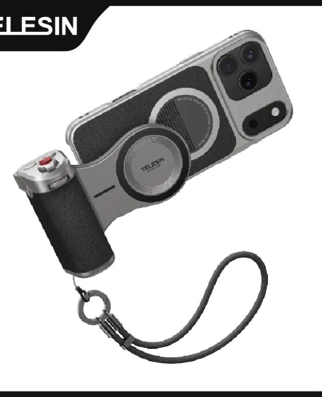 TELESIN Magnetic Master Grip Kit for iPhone 17 Pro ProMax Phone Camera Grip Standard Kit Graphene Cooling Case Handle Holder