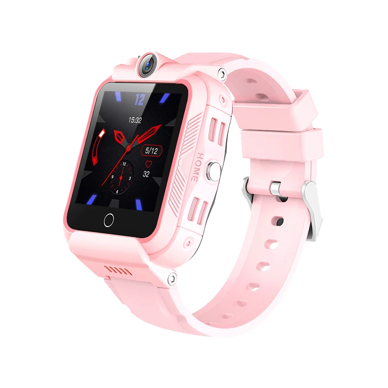 Kids Watch 4G Sim Card SOS Phone Call GPS Positioning Dual Camera 8GB APP Store Waterproof Remote Monitor Footprint Track T17G